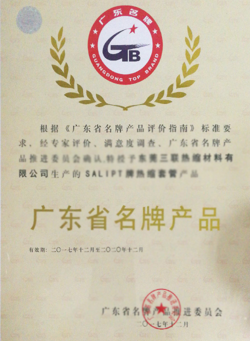 名牌產(chǎn)品-2018